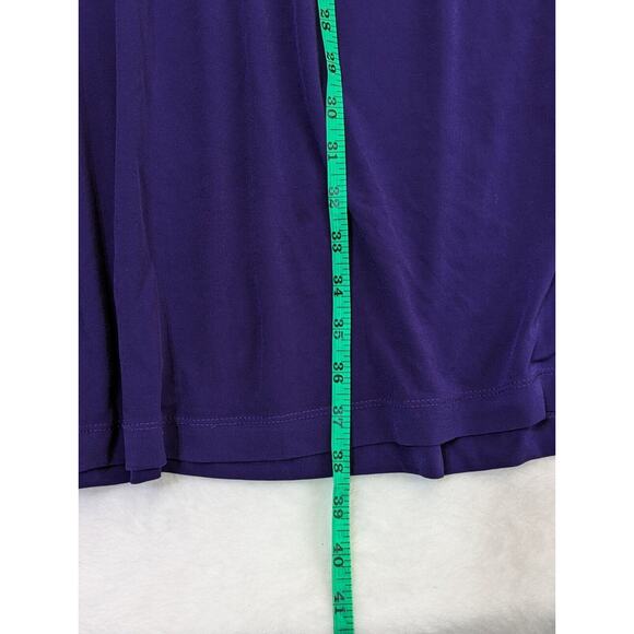 Purple Chico's Blouson Sz3 Dress Len 38"Unstretched Waist36"GUC Pullover - Picture 6 of 9